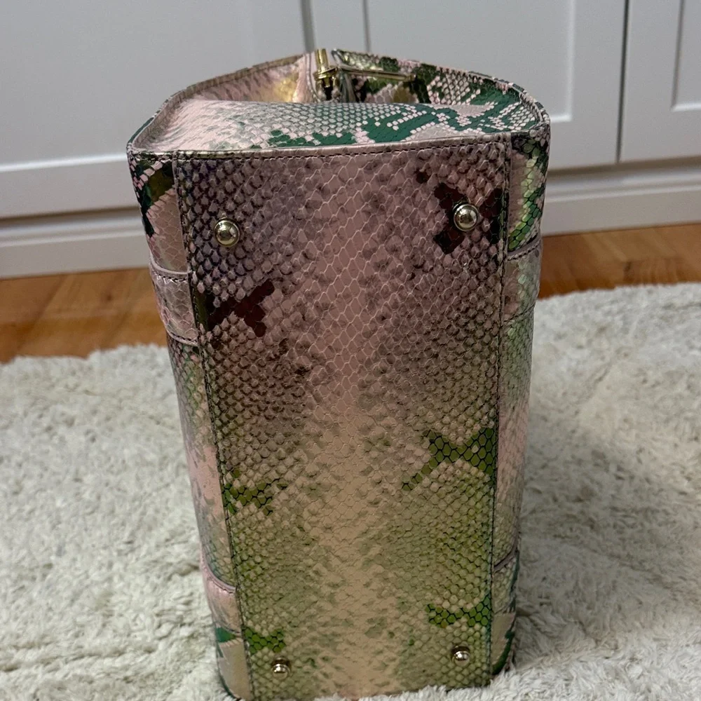 😊NWT Brahmin Small Caroline Blush Belladonna - Picture 5 of 9